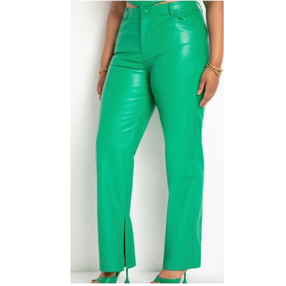 ELOQUII Faux Leather Pants Sz 24